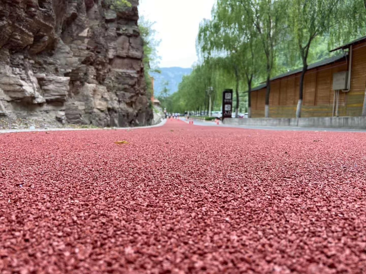 高强砂基透水路面