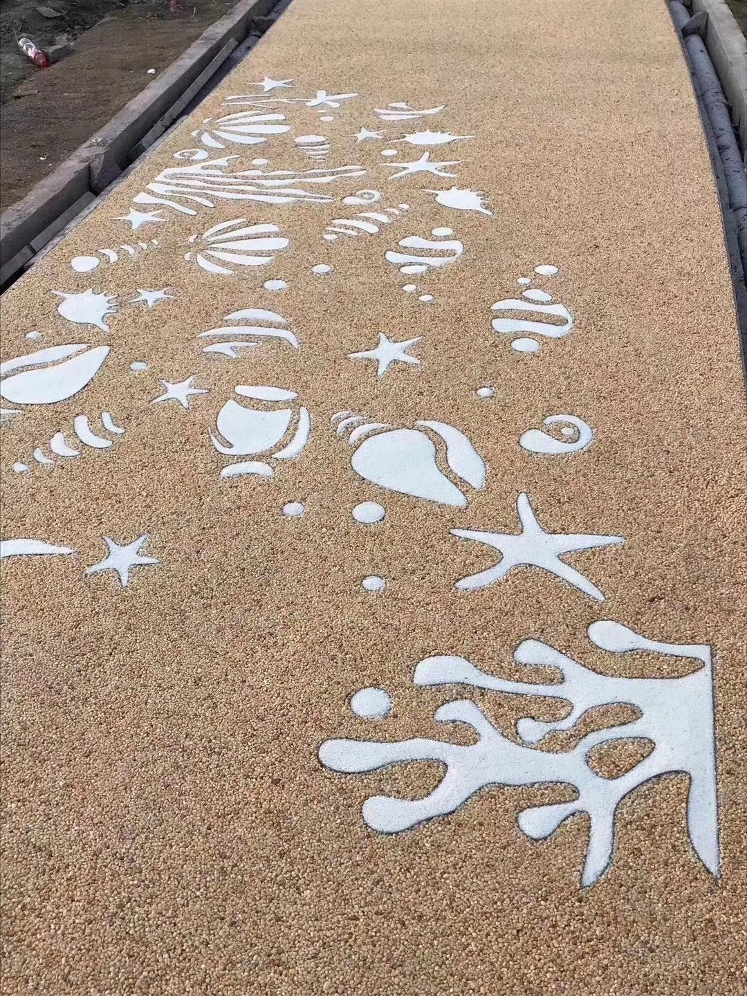 高强砂基透水路面